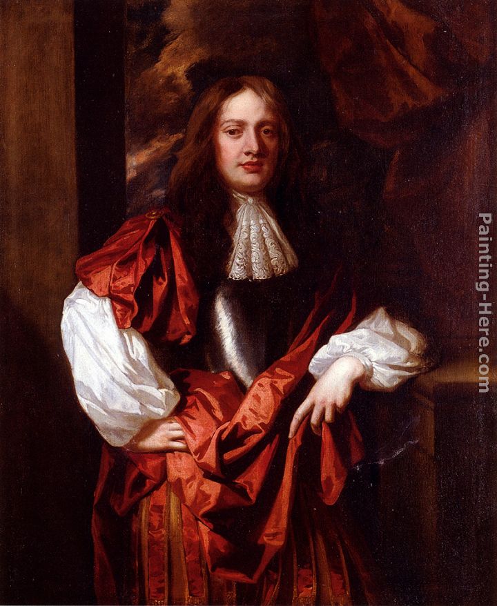 Portrait Of The Hon. Charles Bertie Of Uffington painting - Sir Peter Lely Portrait Of The Hon. Charles Bertie Of Uffington art painting